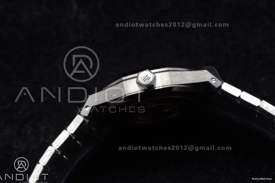 APSF Royal Lightweight Grey Textured SA3120 SS 1:1 1031 Clone SS Edition Dial Best 15454 Bracelet Frosted 37mm on Super Oak 1218